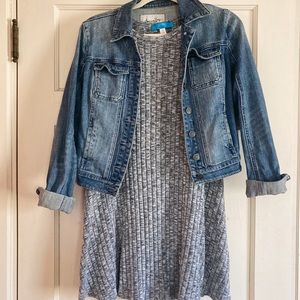 Francesca’s Ribbed Shirt Dress